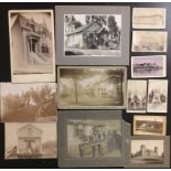 Various [Architectural and Workplace Photography]. 16 images, mostly mounted albumens.14 mounted