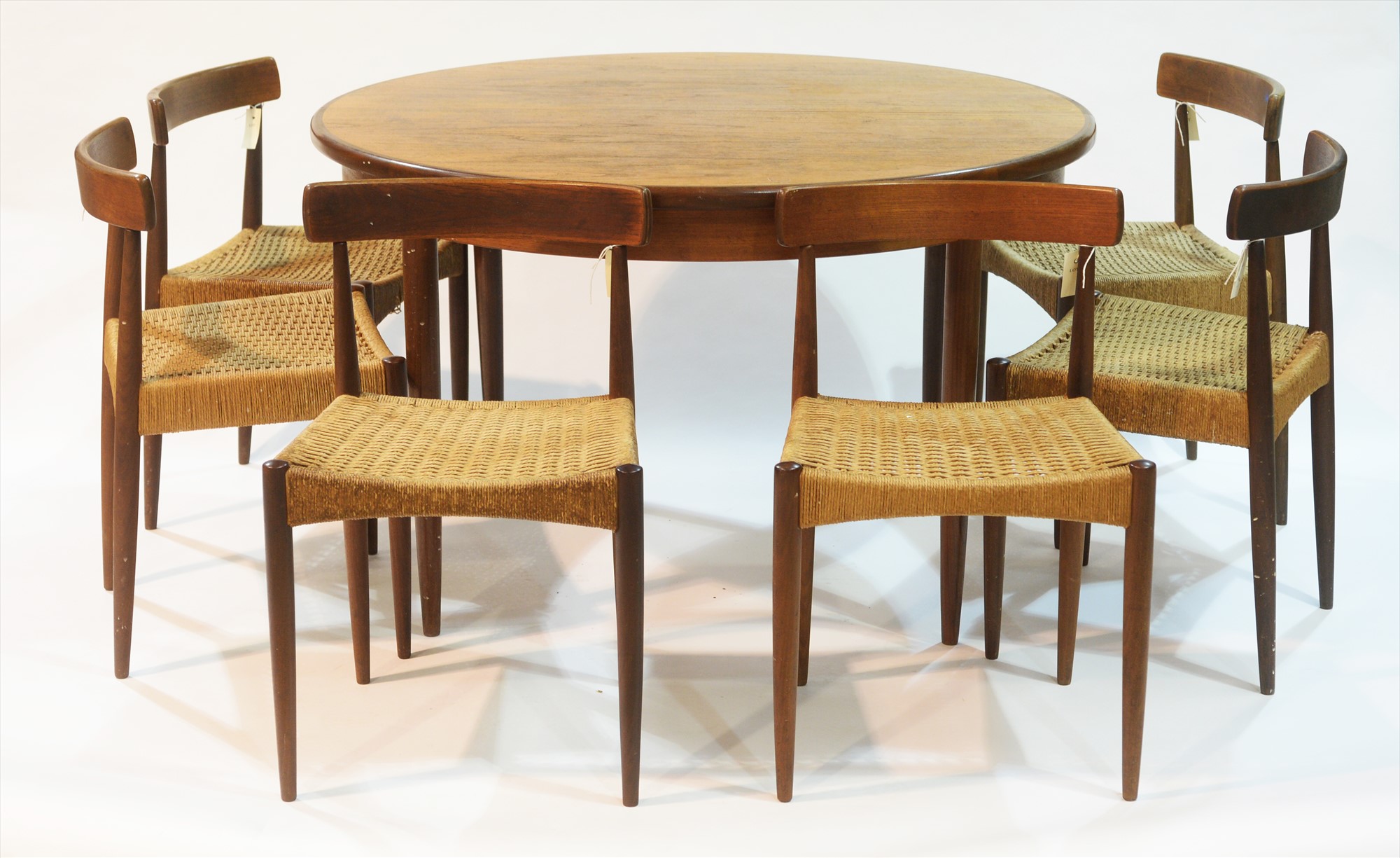 Set of six Danish chairs and G-Plan table