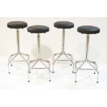 Four bar stools.