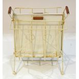 Vintage magazine rack/table.