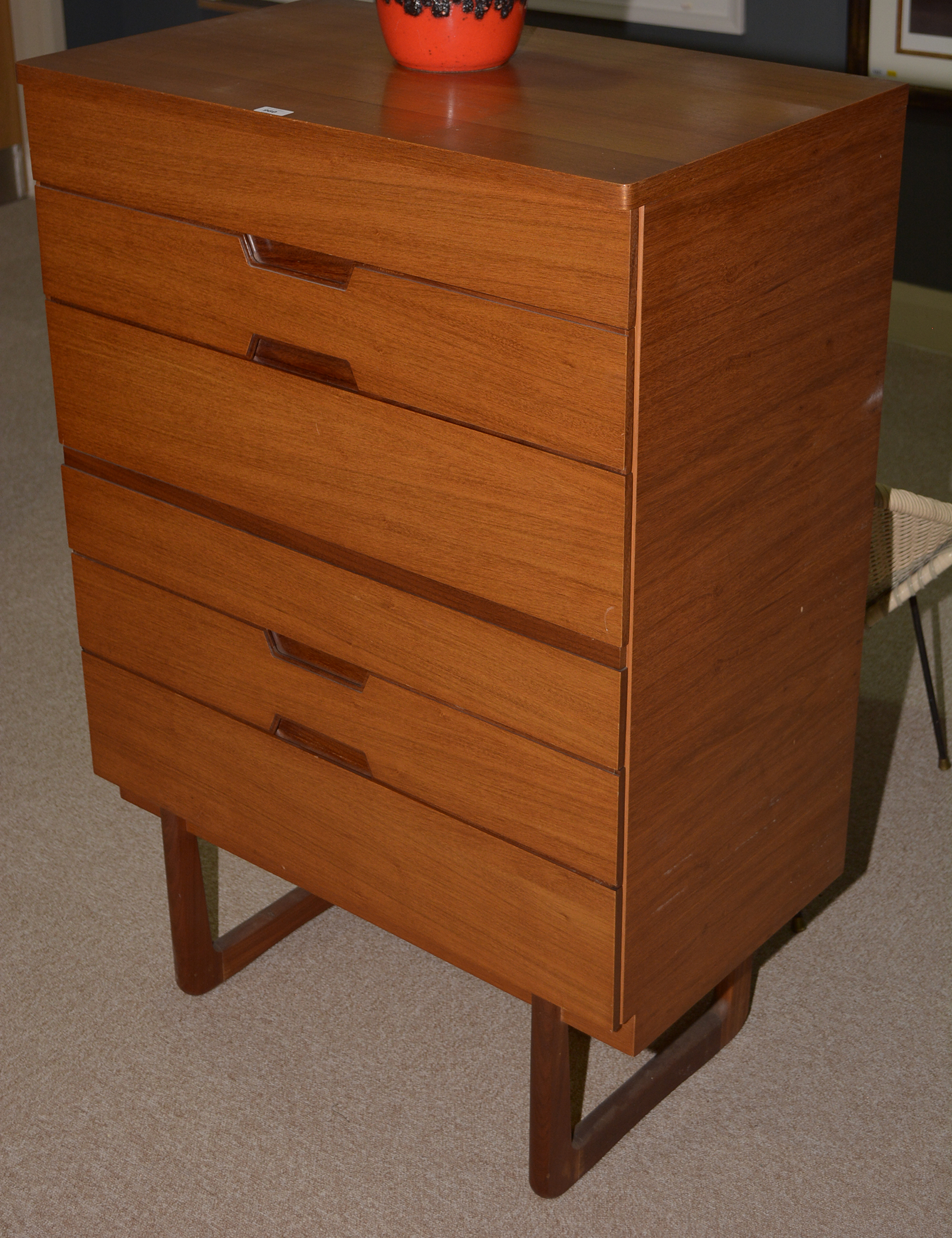 A Uniflex teak chest - Image 3 of 8