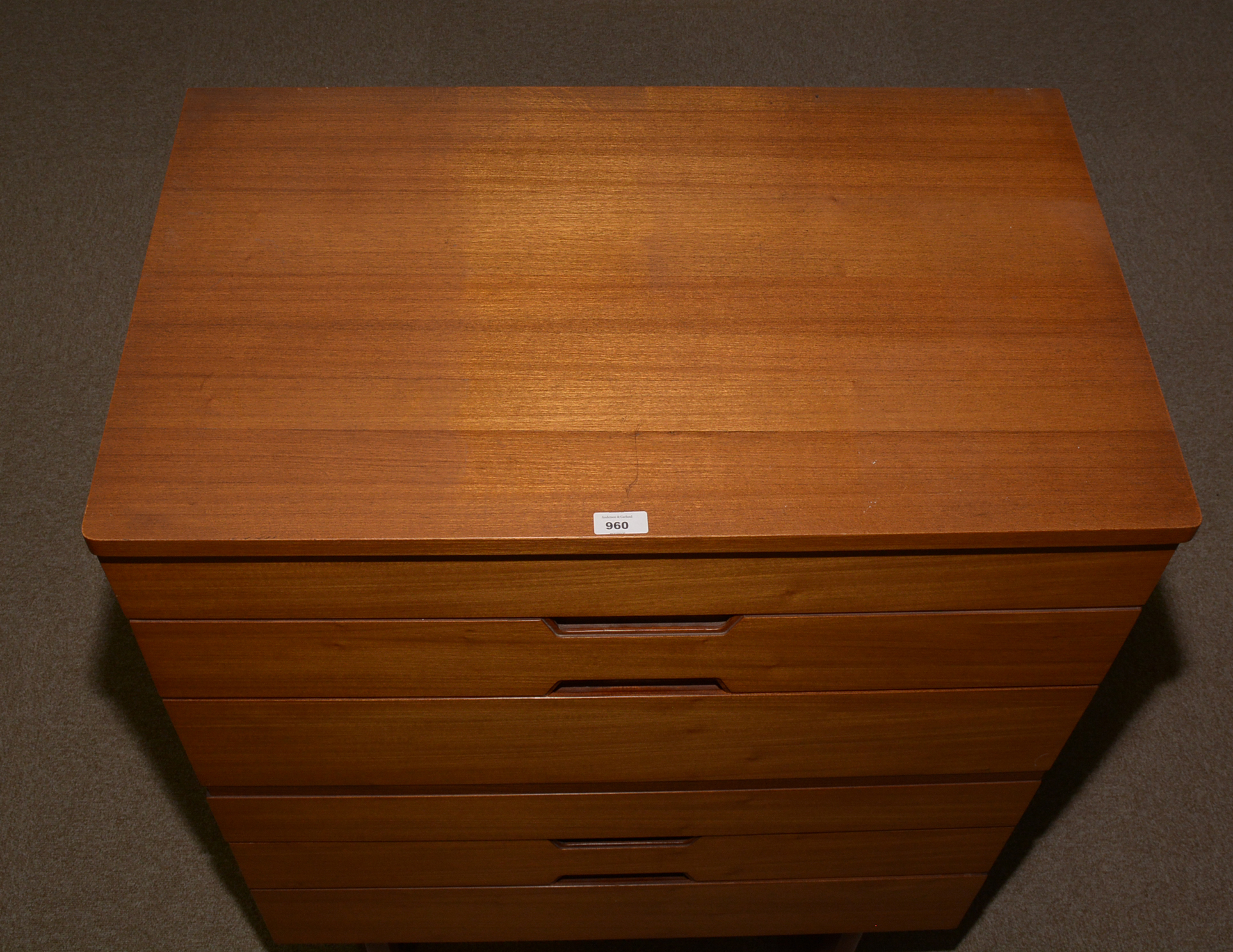 A Uniflex teak chest - Image 8 of 8