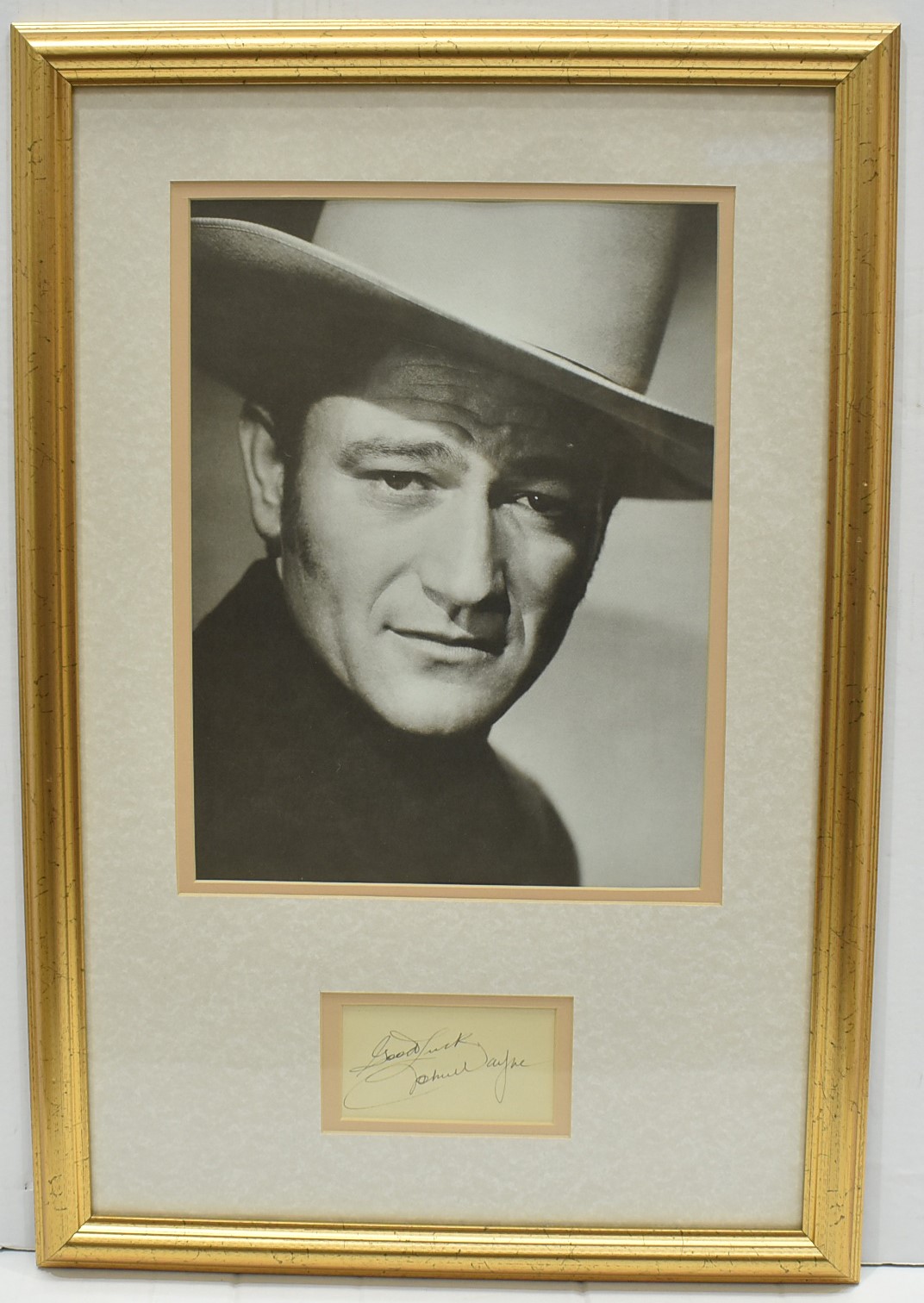 John Wayne autograph