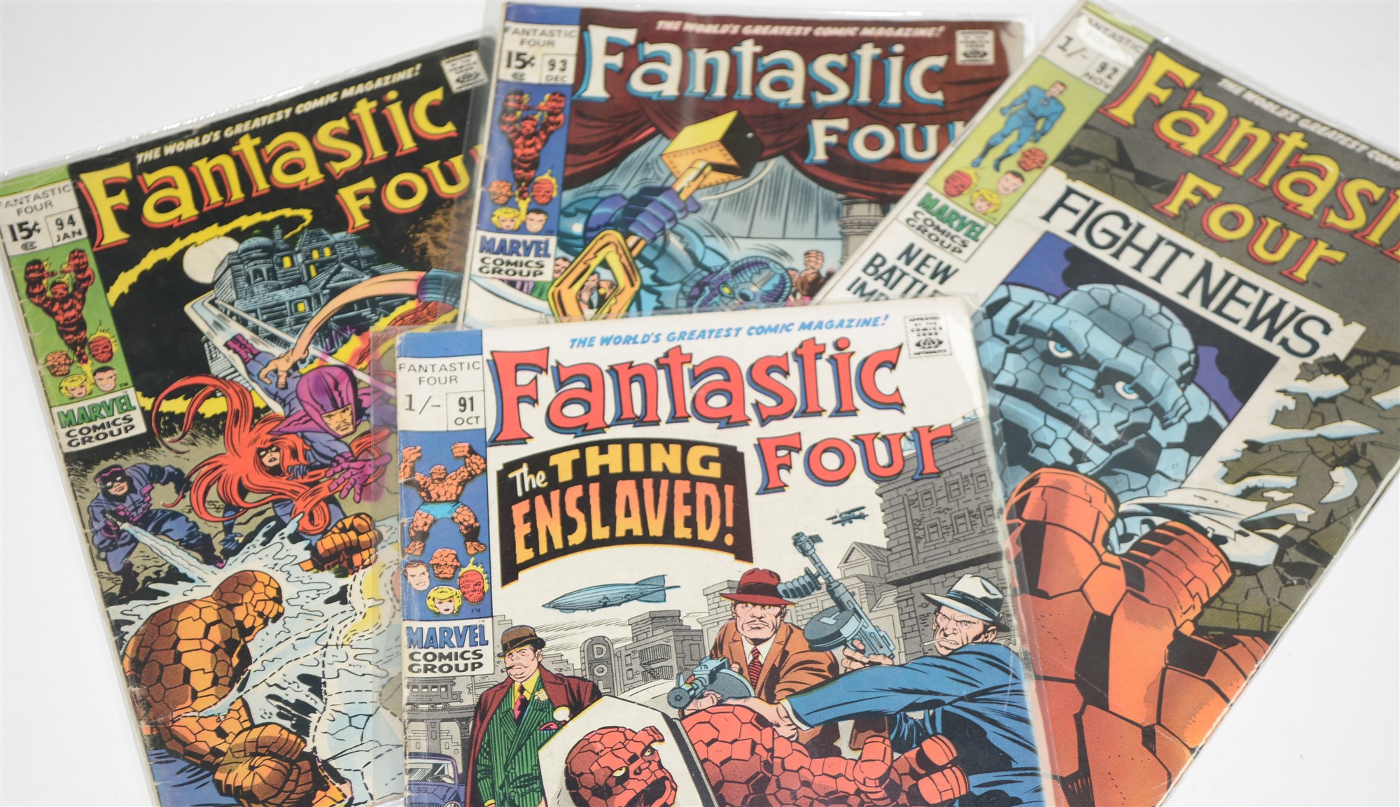 Fantastic Four No's. 60, 68, 77, 85, 87, 88, 90, 91, 92, 93 and 94. - Image 4 of 4