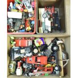 Diecast and plastic vehicles