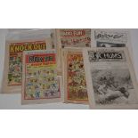 A small collection of early British comics