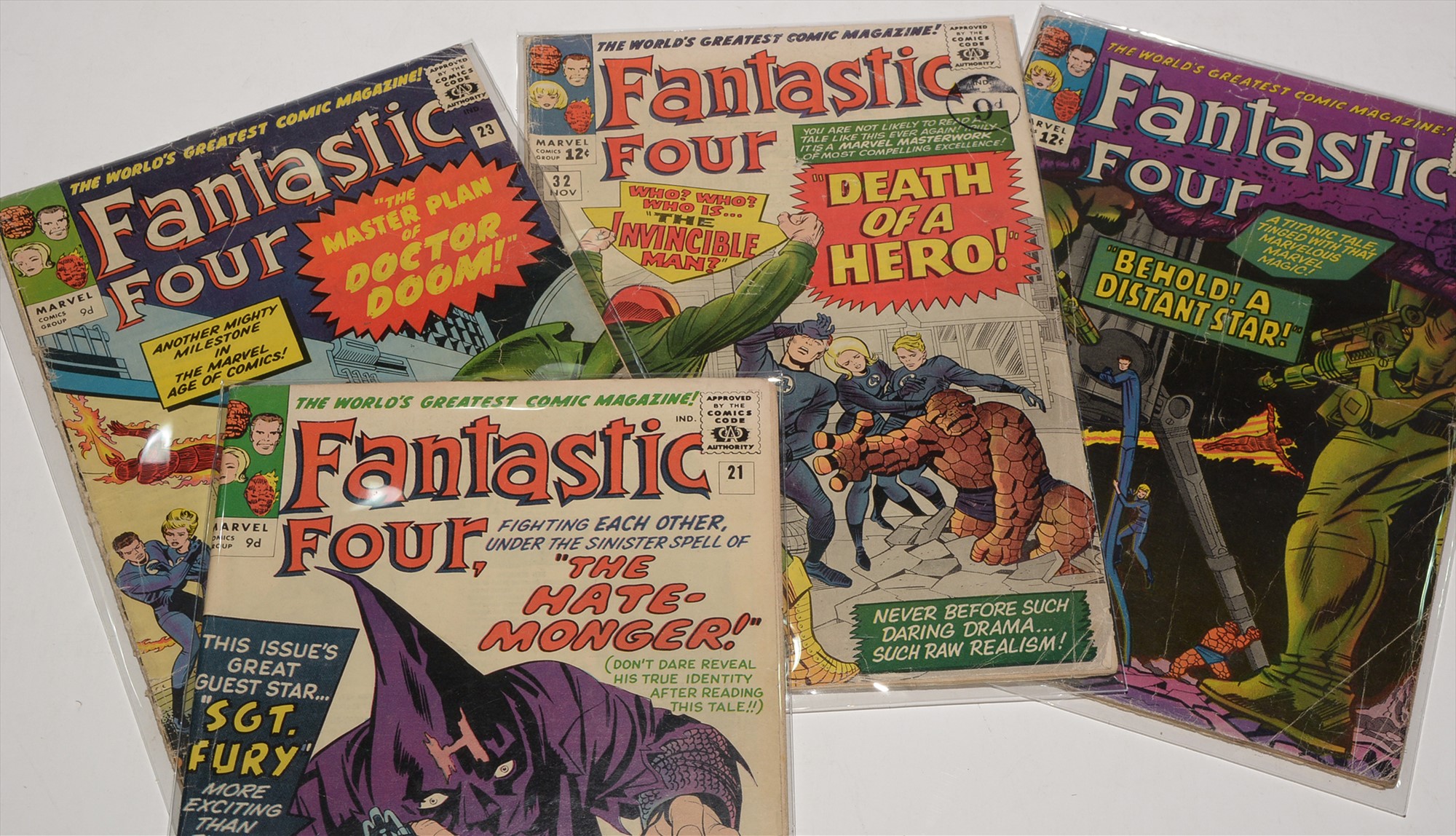 The Fantastic Four No's. 21, 23, 32 and 37 - Image 2 of 2