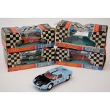 Four Scalextric cars