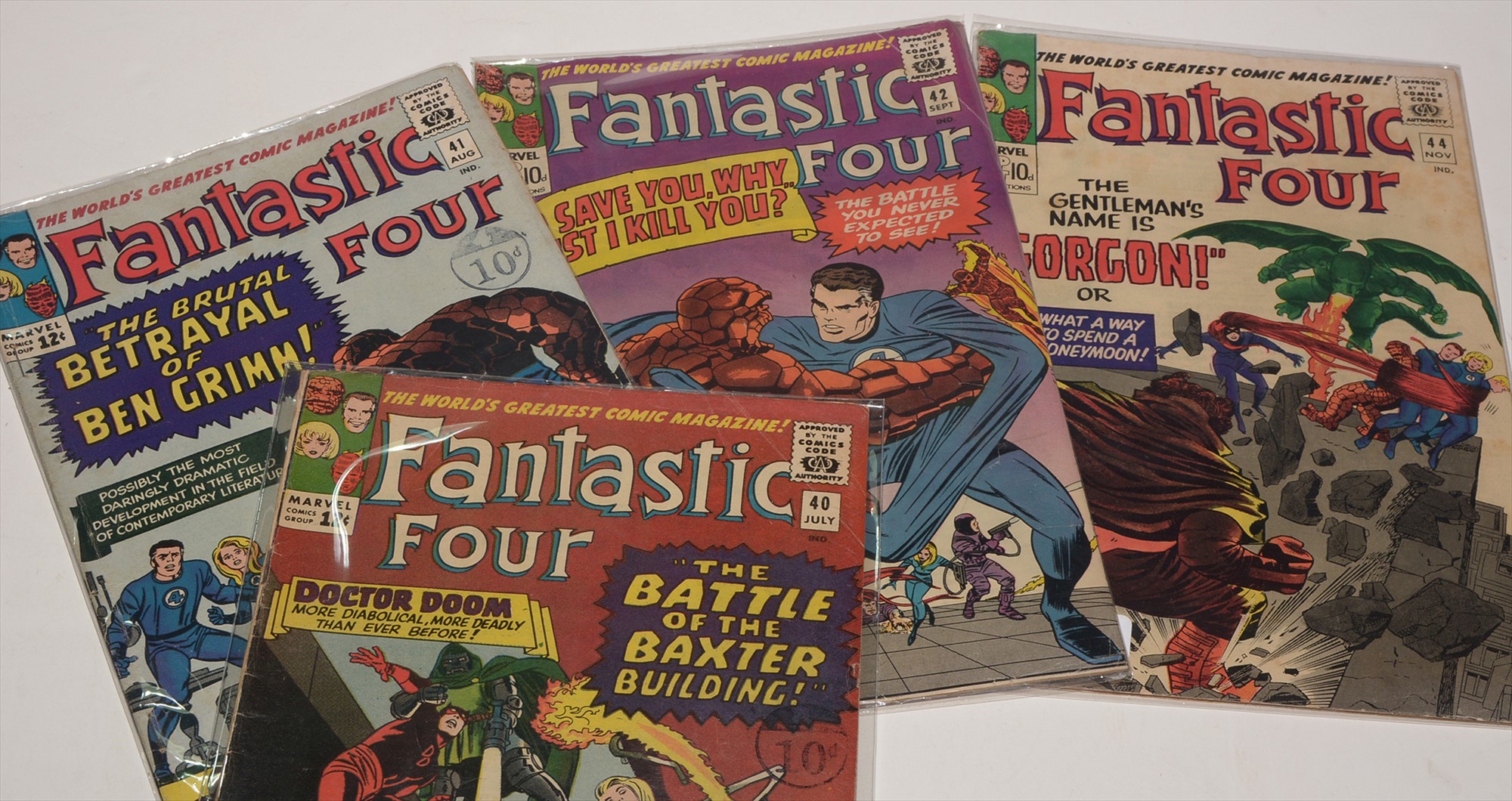 The Fantastic Four No's. 40, 41, 42 and 44