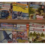 A large quantity of Commando comics.