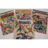 The Avengers No. 58; together with The Inhumans No's. 2, 3 and 4.