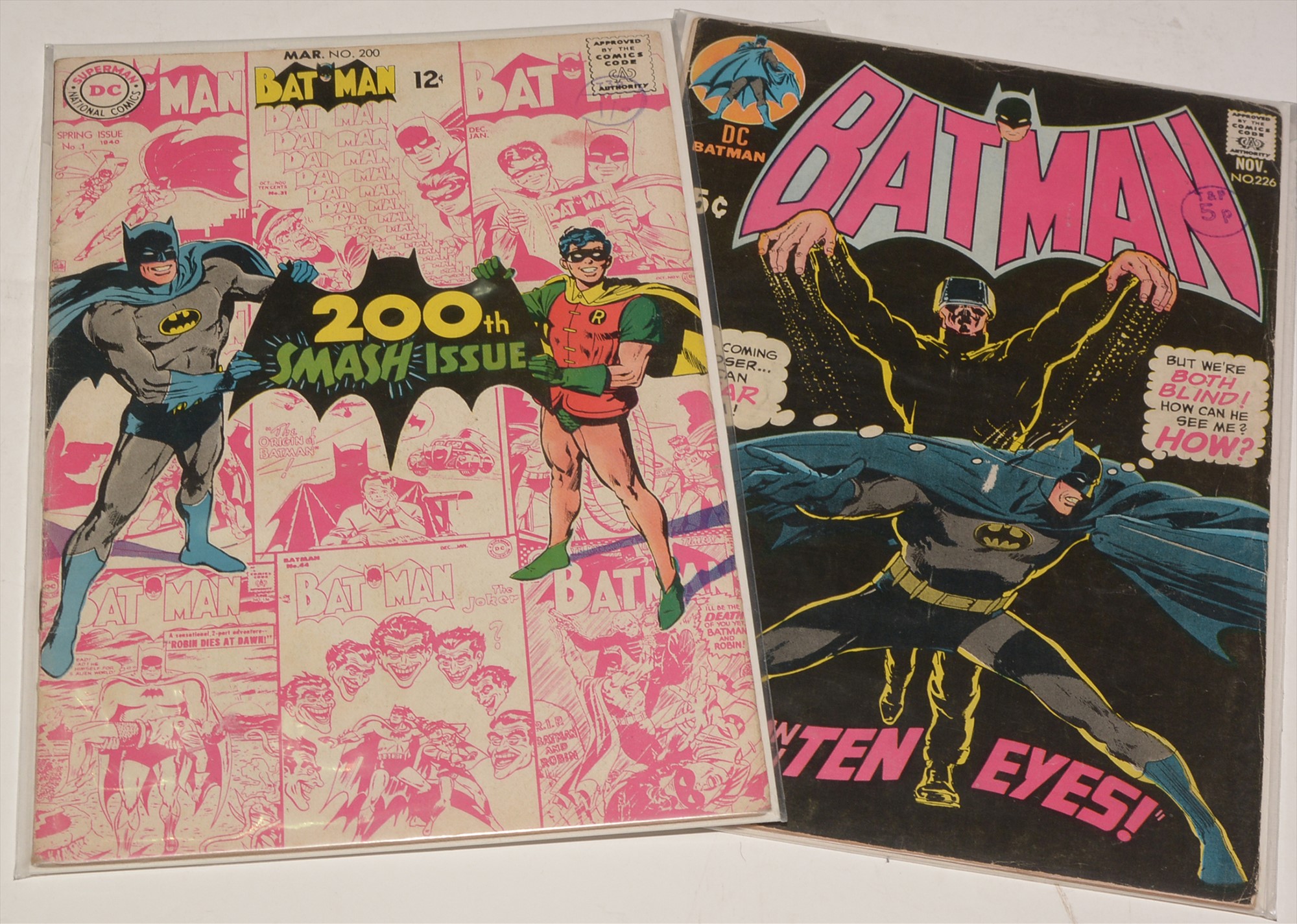 Batman No. 200 and 226.