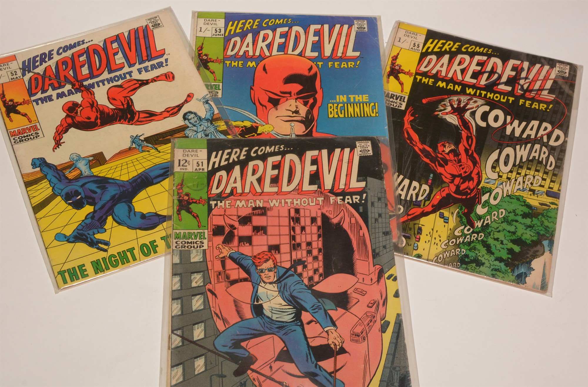 Daredevil No's. 51, 52, 53, 55, 193, 198, 200, 218, 220 and sundry subsequent issues, highest number - Image 2 of 2