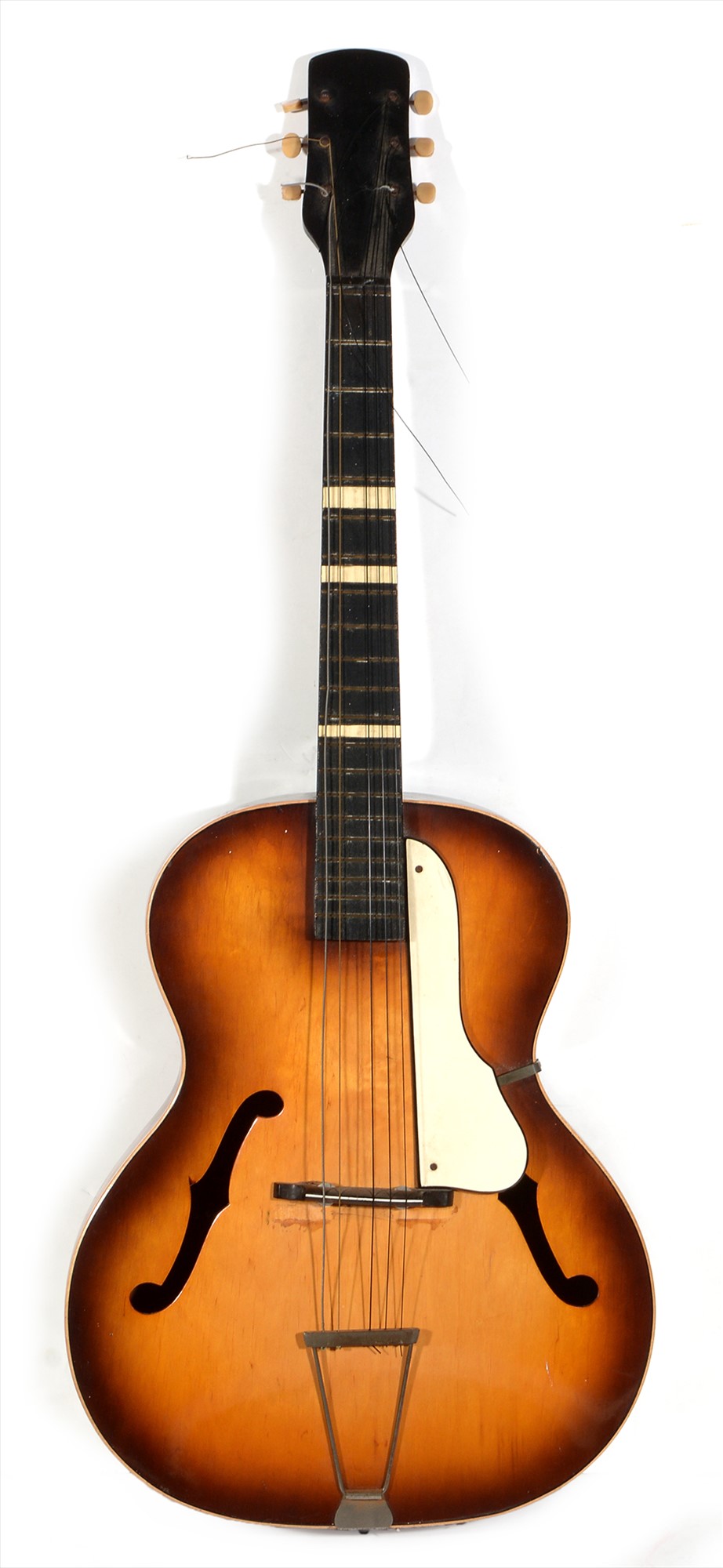 Lorenzo model N guitar, 1950's cello bodied guitar - Image 3 of 3