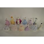 Coalport figurines