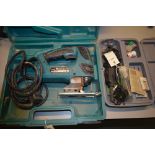 Dremel multi tool; and Makita jigsaw, in fitted case.
