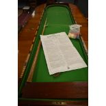 Tabletop bagatelle game.