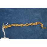 Victorian yellow metal bracelet