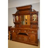 Mirror back sideboard.