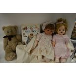 Dolls and teddy
