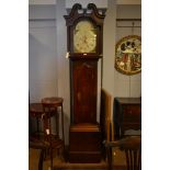 Longcase clock.