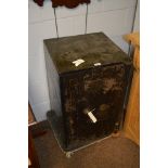 Old iron safe.