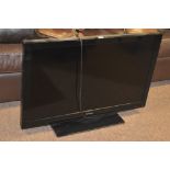 Toshiba flatscreen TV.