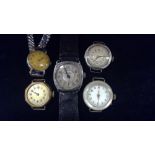 Five vintage watches