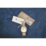 Bulova watch and silver glasses case
