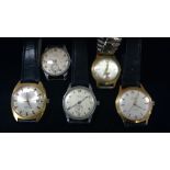 Five vintage watches