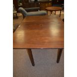 Gateleg dining table.