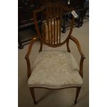 Hepplewhite style chair.