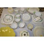 Art Deco style dinner ware