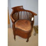 Commode chair.