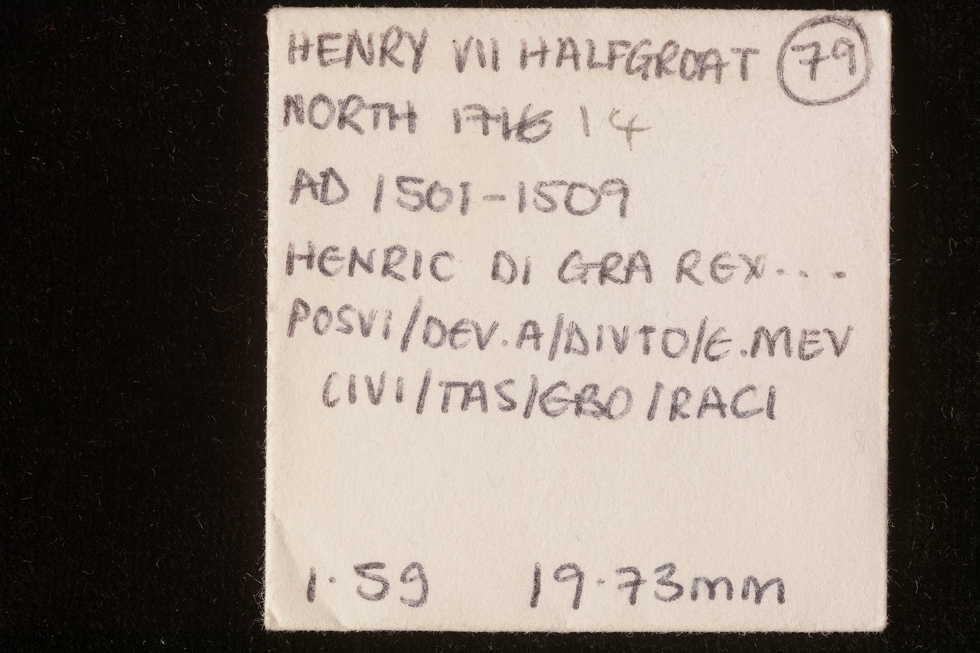 Henry VII halfgroat - Image 3 of 3