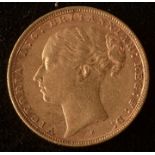 Queen Victoria gold sovereign