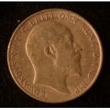 Edward VII gold half sovereign