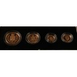 2002 four gold coin set