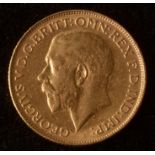 George V gold sovereign