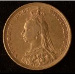 Queen Victoria gold sovereign