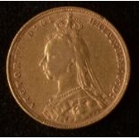 Queen Victoria gold sovereign