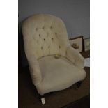 Victorian easy armchair