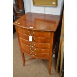 Edwardian mahogany music cabinet