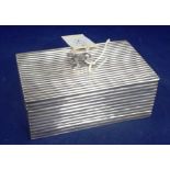 Silver cigarette box