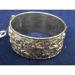 Chinese silver bangle