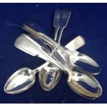 Silver teaspoons