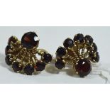 Garnet earrings