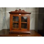 Late Victorian mahogany cabinet