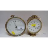 Clock and barometer