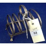 Silver toast-rack